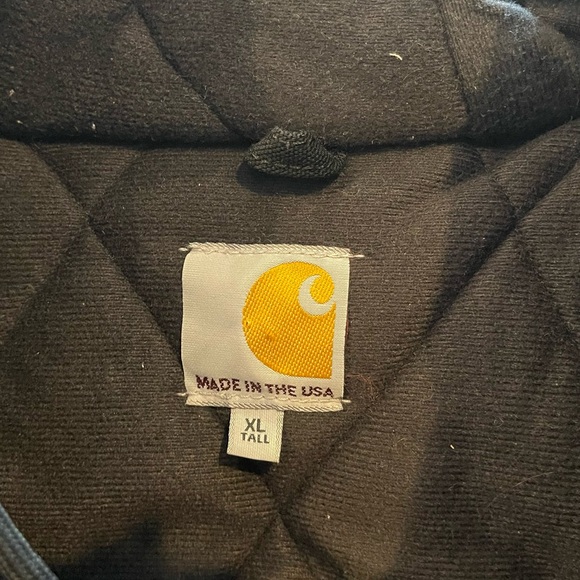 Carhartt Men's Dark Blue Hooded Jacket - Picture 2 of 4